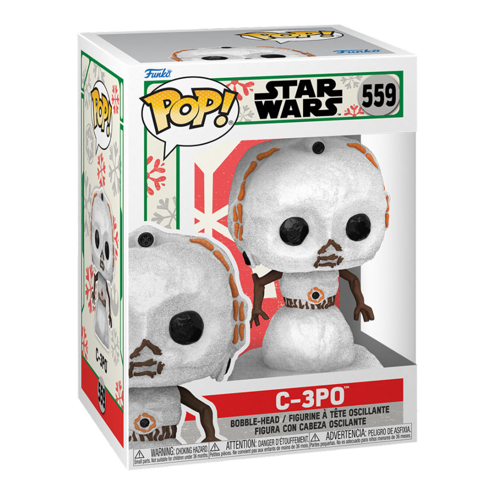 Funko POP! C-3PO Snowman 559 - Star Wars Holiday