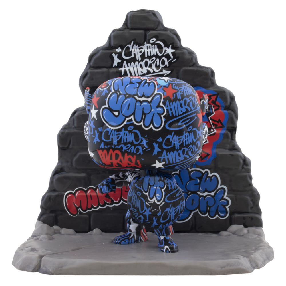 Funko POP! Captain America Graffiti (Special Edition) - Marvel