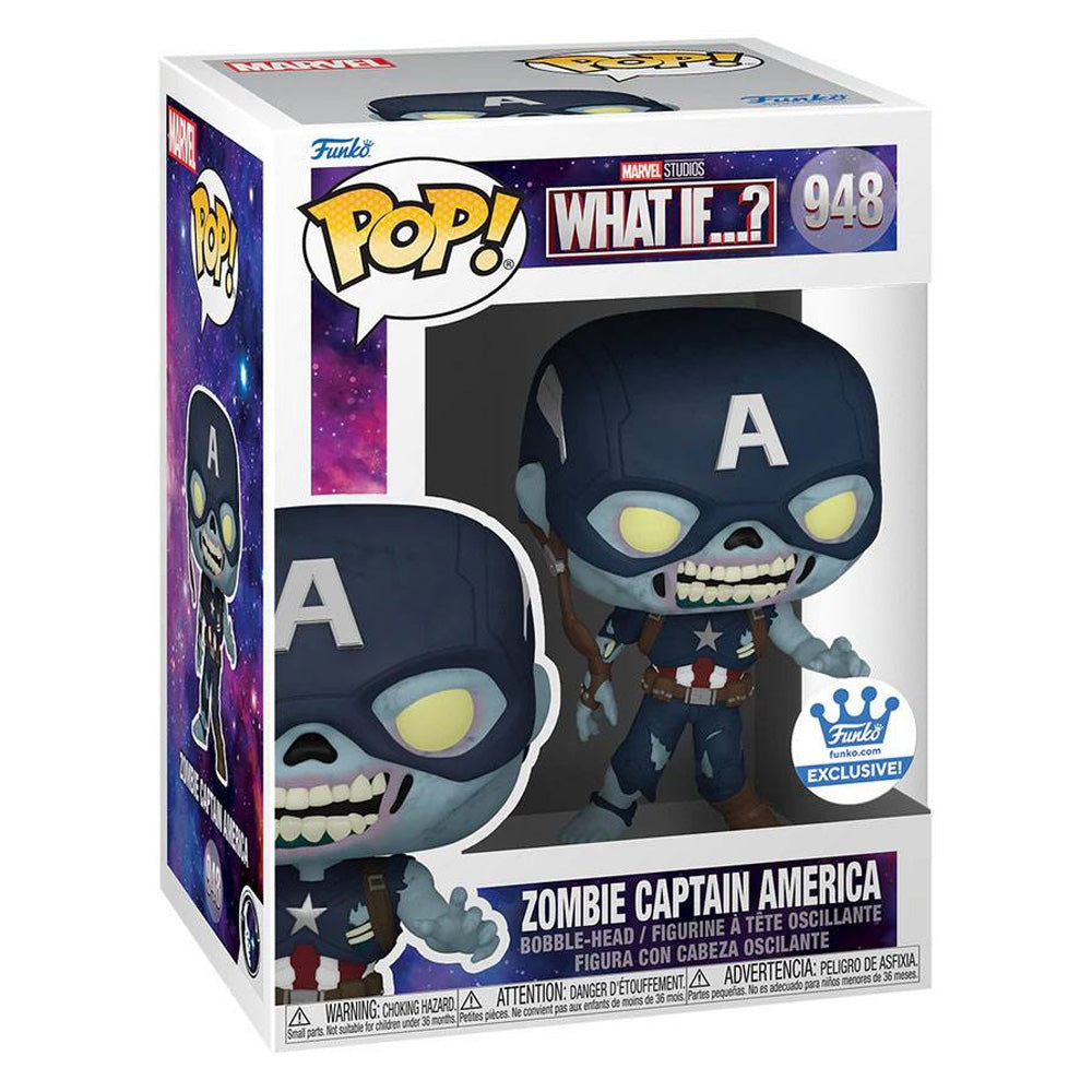 Funko POP! Zombie Captain America (Exclusive) 948 - Marvel What If…?