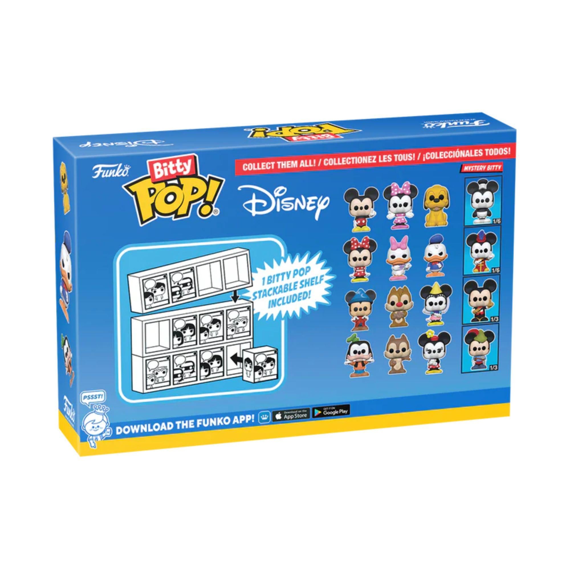 Funko Bitty POP! 4er Set Goofy, Chip, Minnie Mouse Serie 4 - Disney Classics