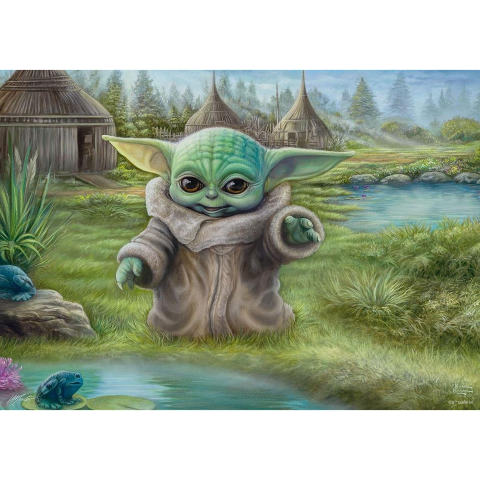 Grogu Puzzle Thomas Kinkade (1000 Teile) - Star Wars The Mandalorian