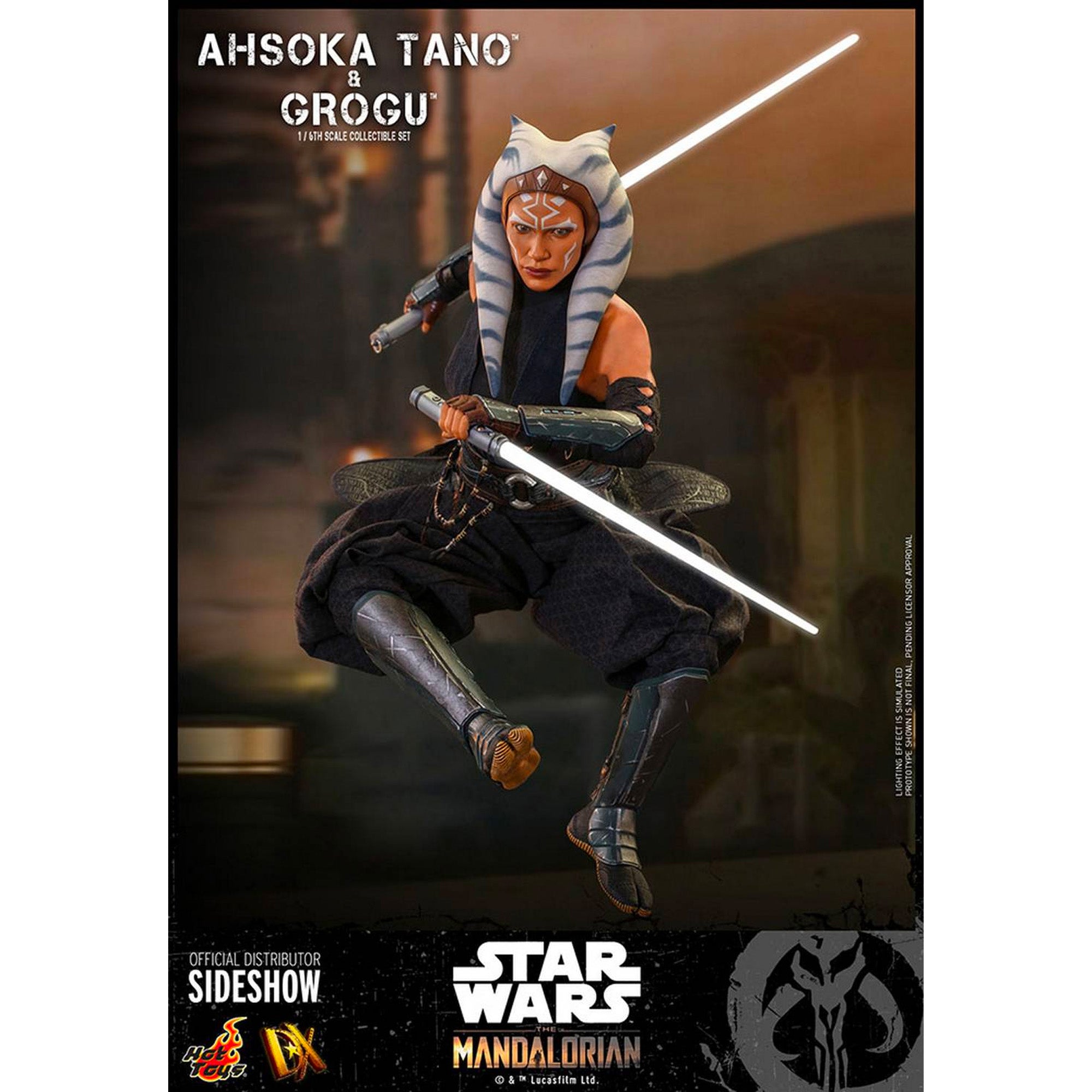 Hot Toys Figur Ahsoka Tano und Grogu - Star Wars The Mandalorian