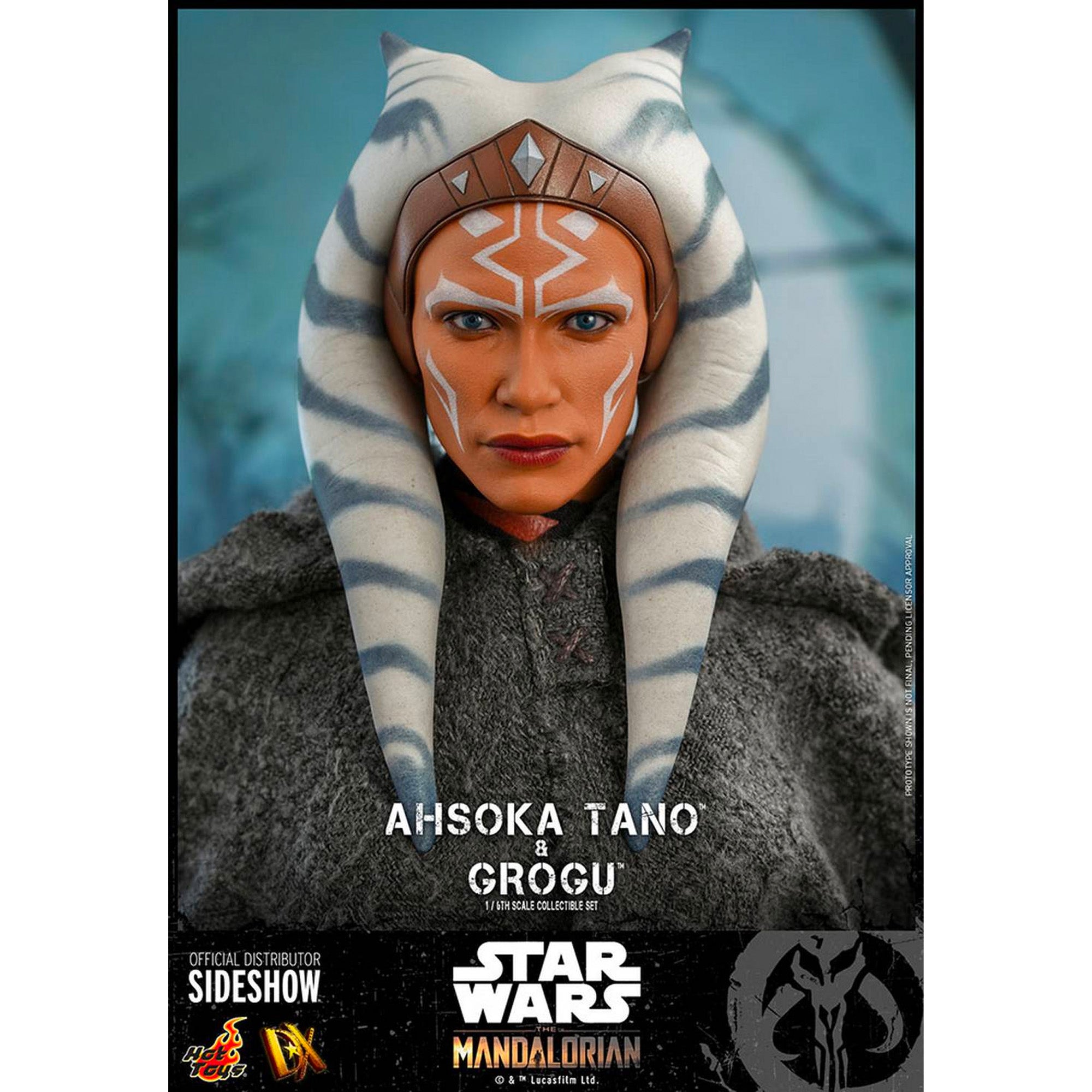 Hot Toys Figur Ahsoka Tano und Grogu - Star Wars The Mandalorian