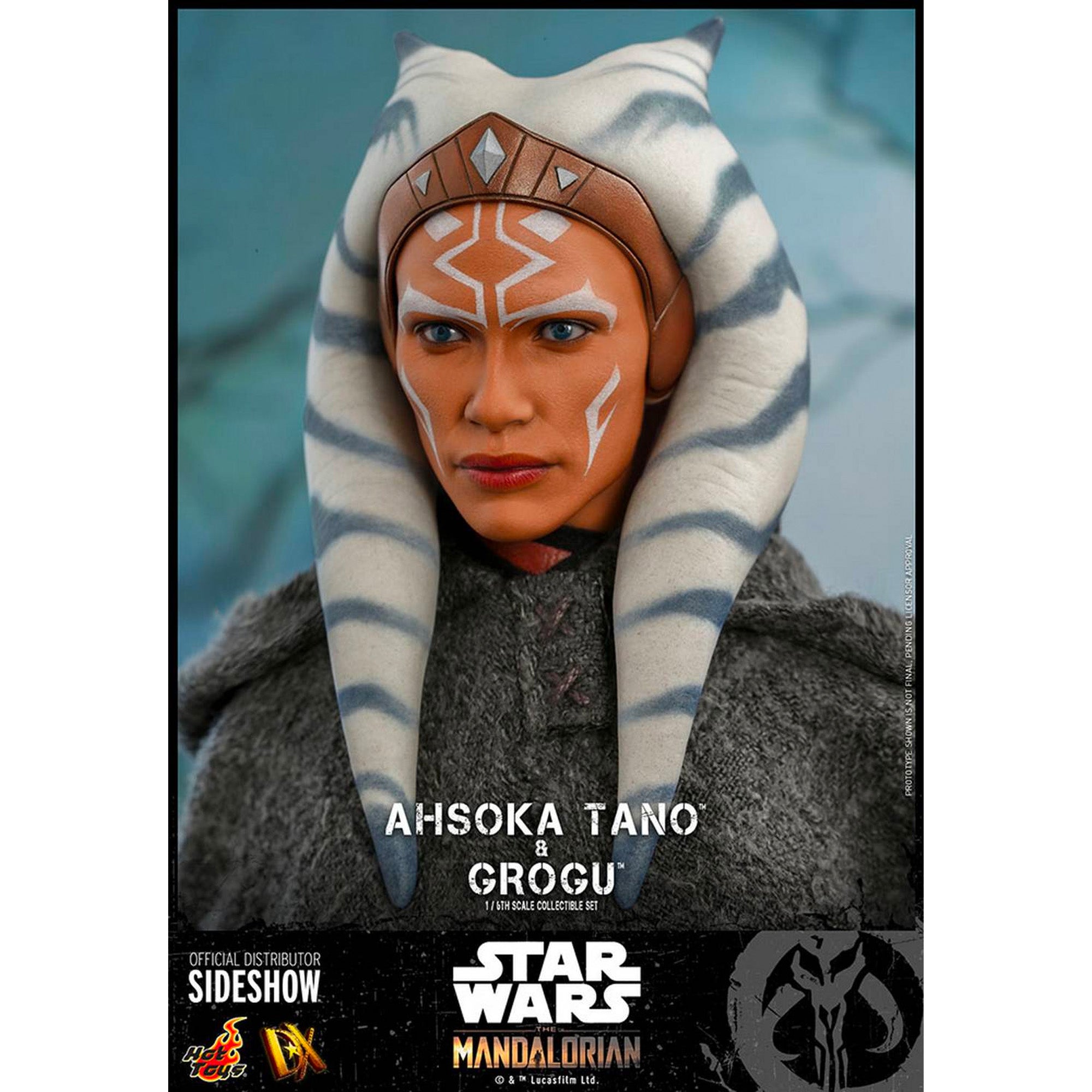Hot Toys Figur Ahsoka Tano und Grogu - Star Wars The Mandalorian