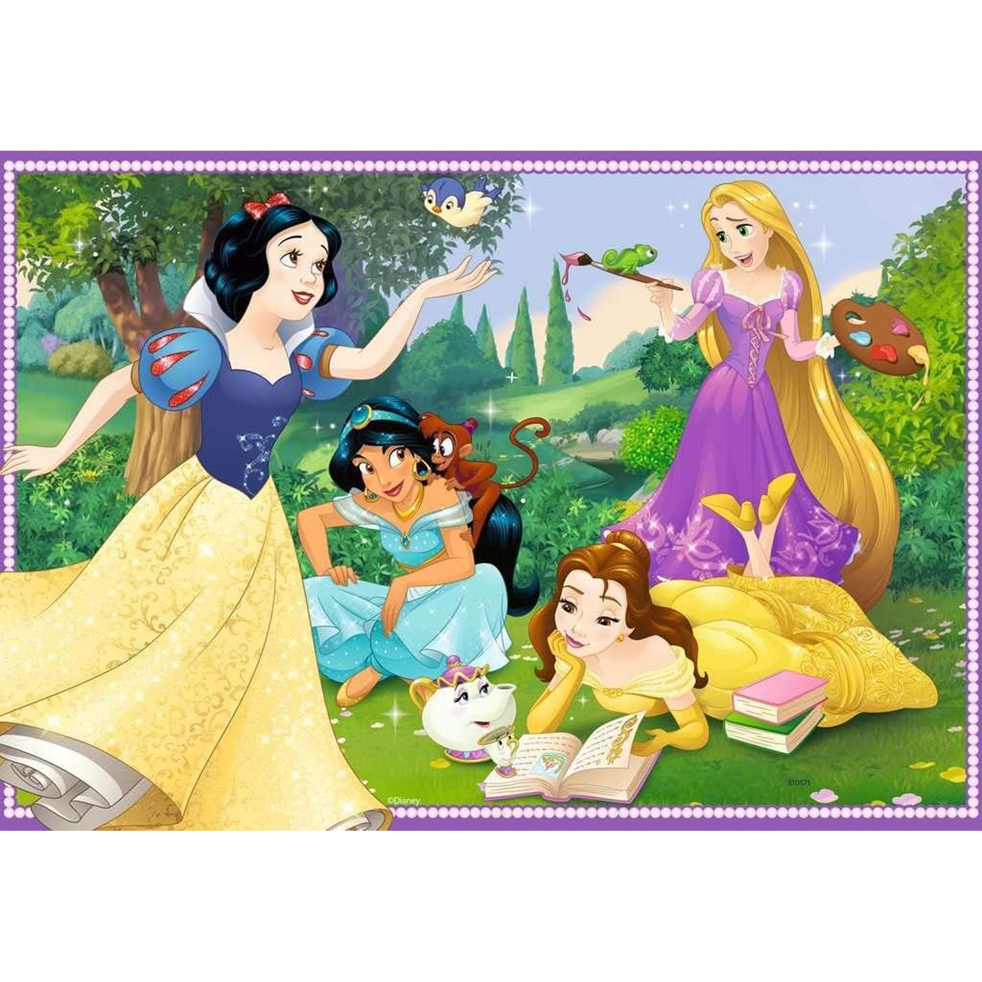 In der Welt der Prinzessinnen Kinderpuzzle (2x12 Teile) - Disney