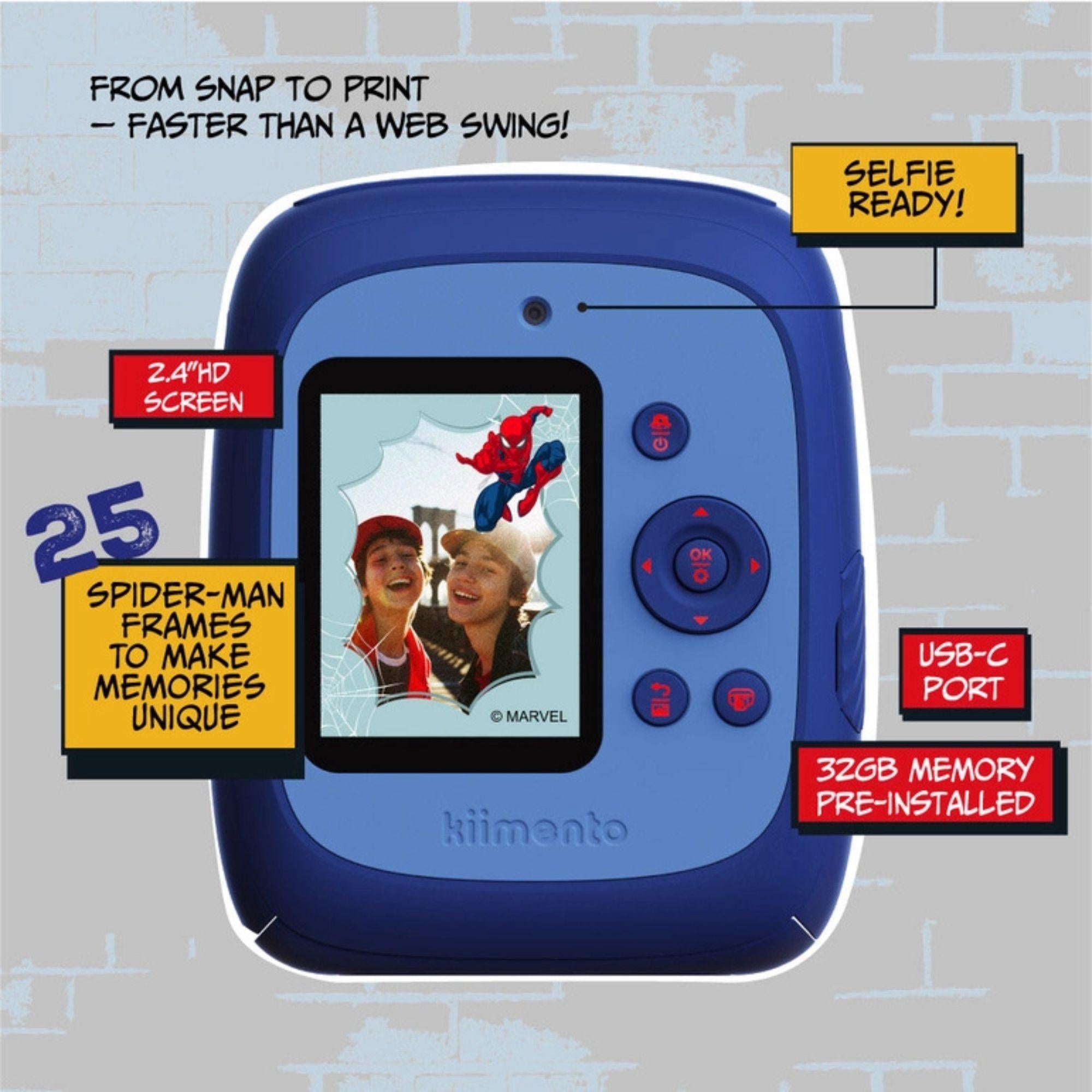Instant Print Digital Kamera - Marvel Spider-Man