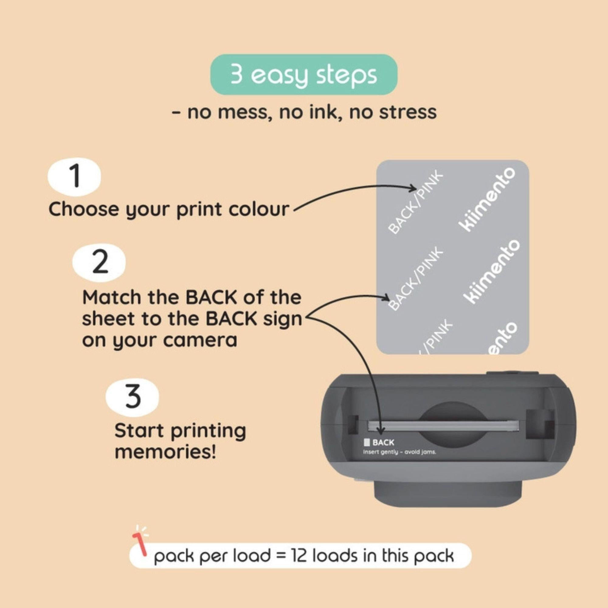 Kiimento Fotopapier Set für P2 Kamera