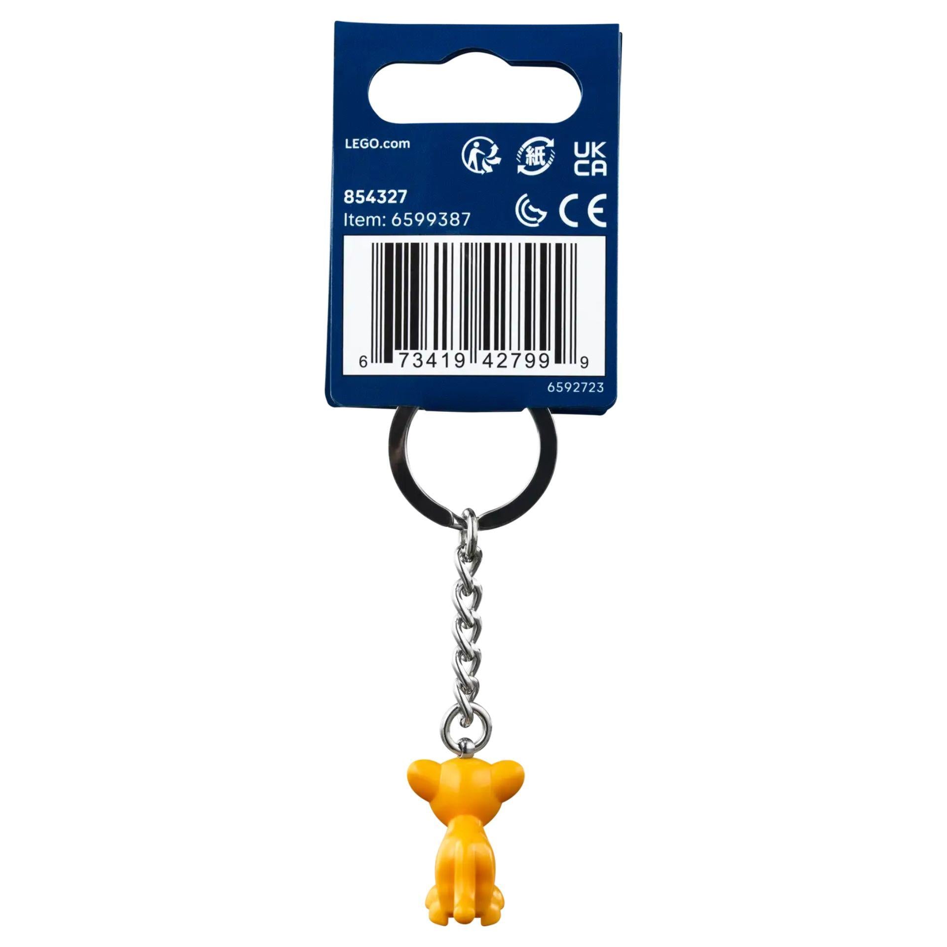 LEGO Simba Schlüsselanhänger - Disney Der König der Löwen