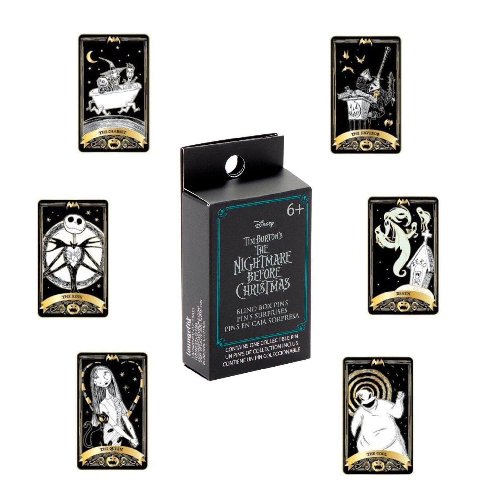 Loungefly Emaille-Pin Tarot (Blind Box) - Nightmare Before Christmas