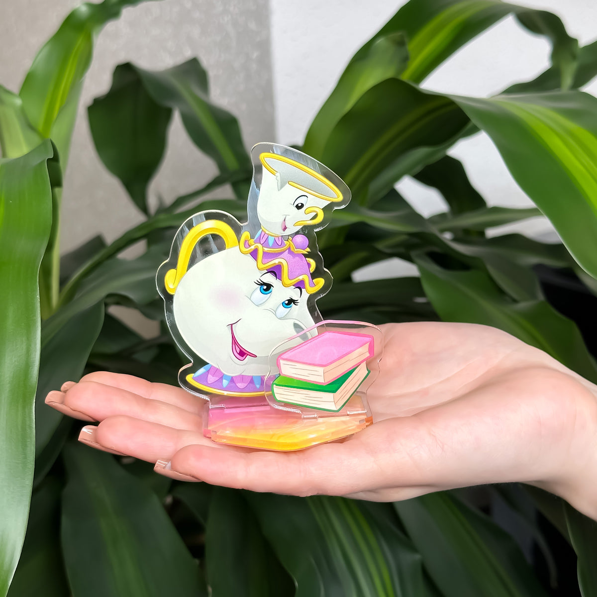 Madame Pottine & Tassilo Acryl Figur - Disney Die Schöne und das Biest