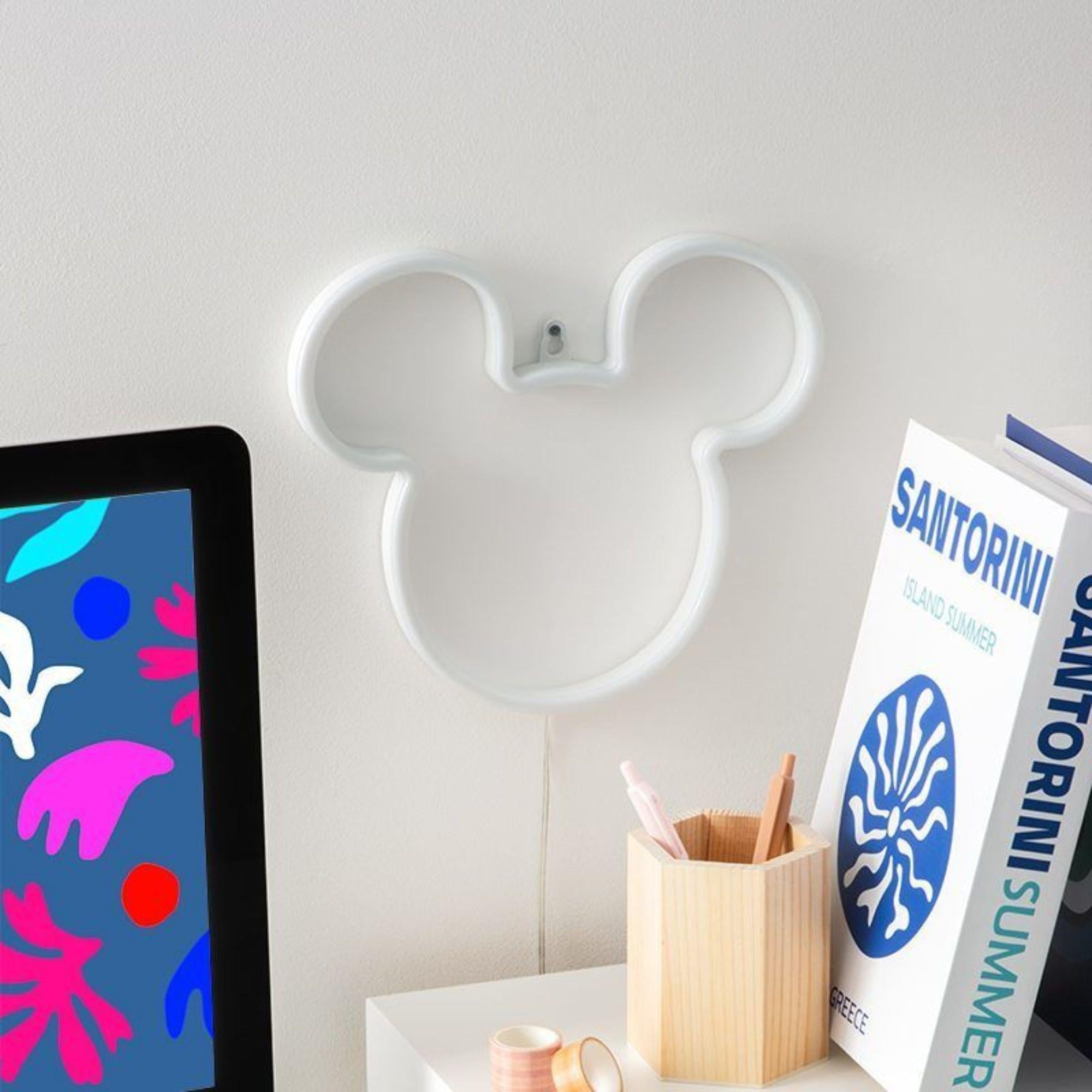 Mickey Maus Wandleuchte Neon - Disney