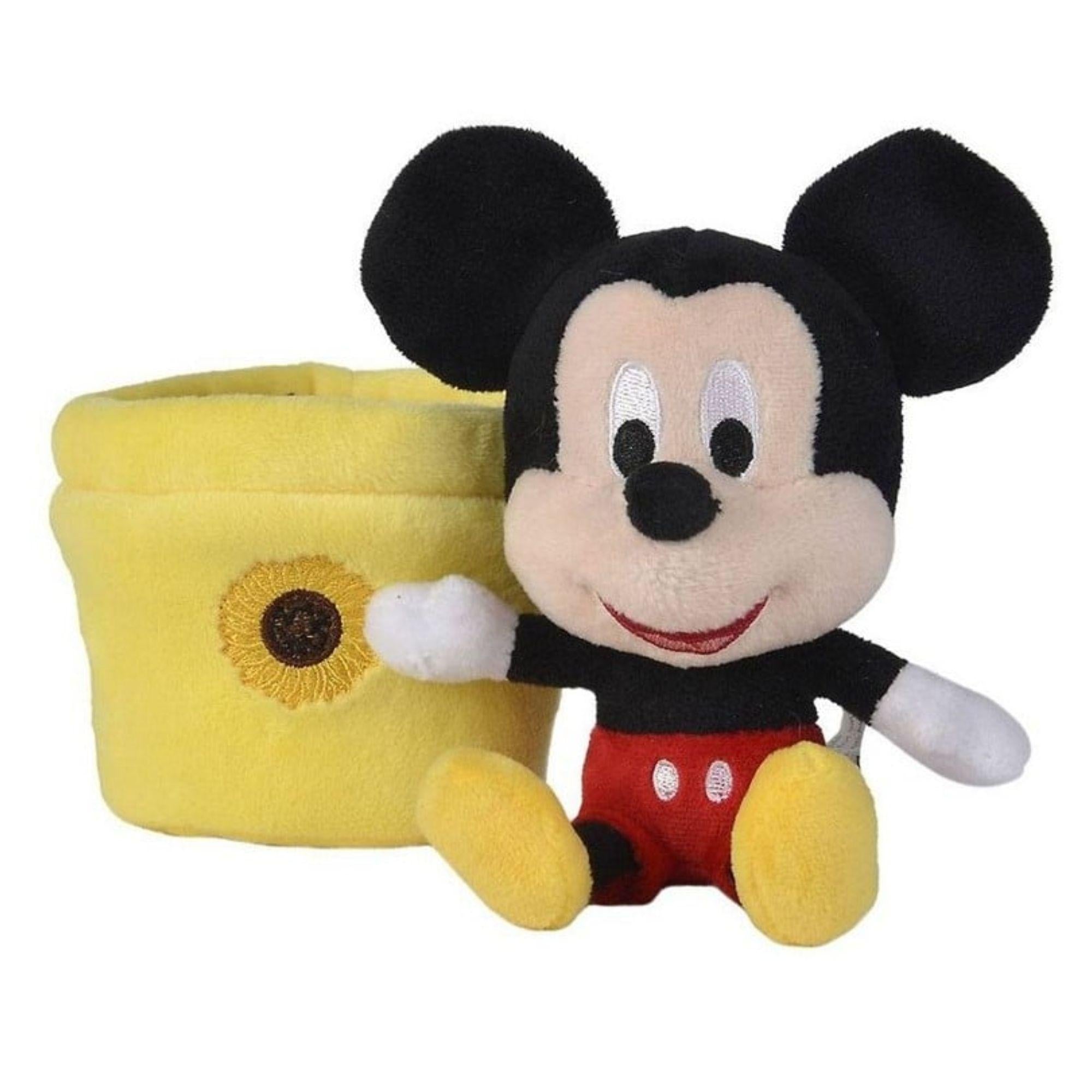 Mickey Mouse im Blumentopf Plüschfigur 16cm - Disney