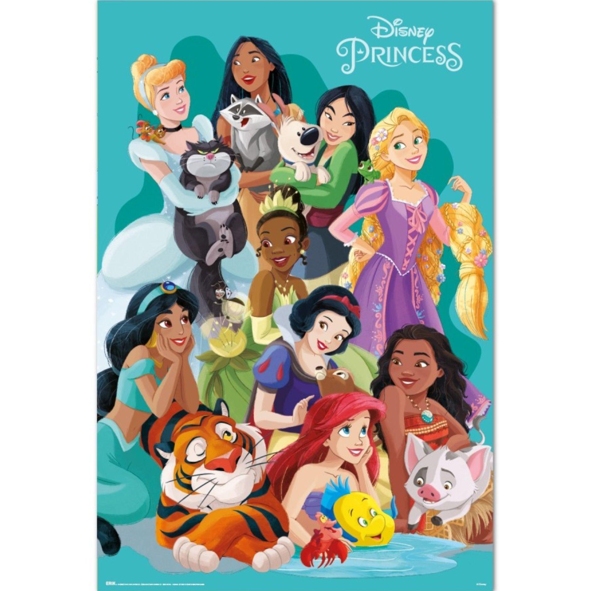 Princesses and Pets Maxi Poster - Disney Princess
