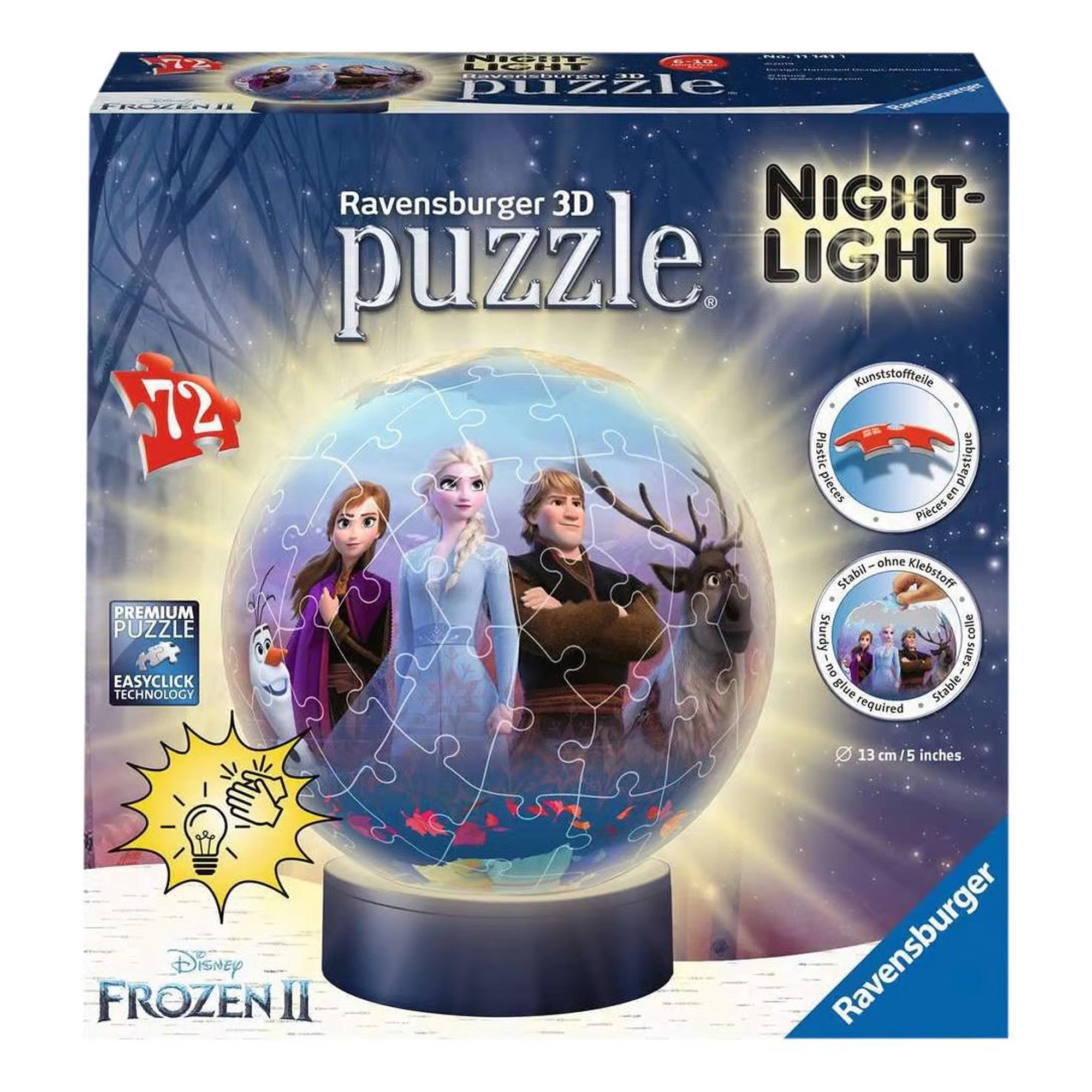 Puzzleball Nachtlicht Disney Frozen 2 - Ravensburger 3D