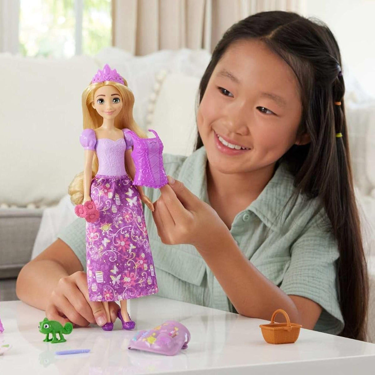 Rapunzel Puppe 2 in 1 - Disney Princess