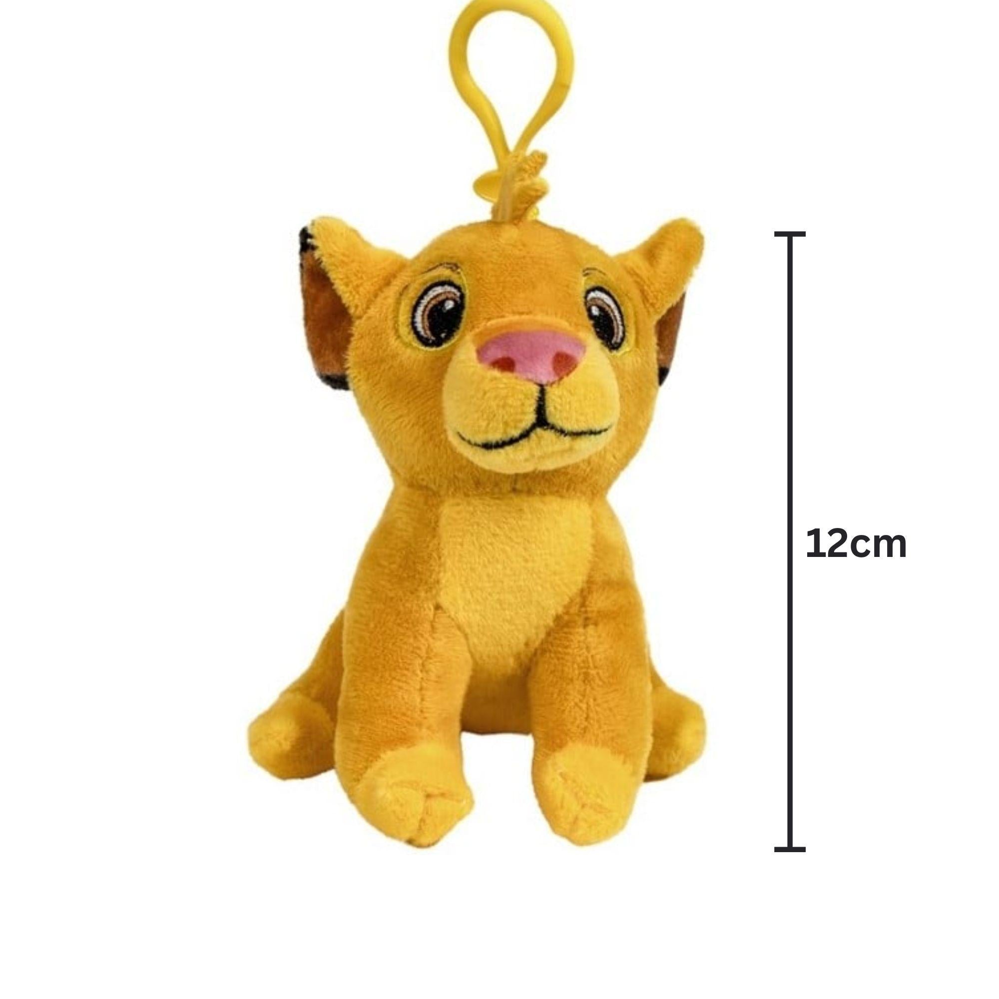 Simba Plüsch Taschenanhänger (12cm) - Disney Der König der Löwen