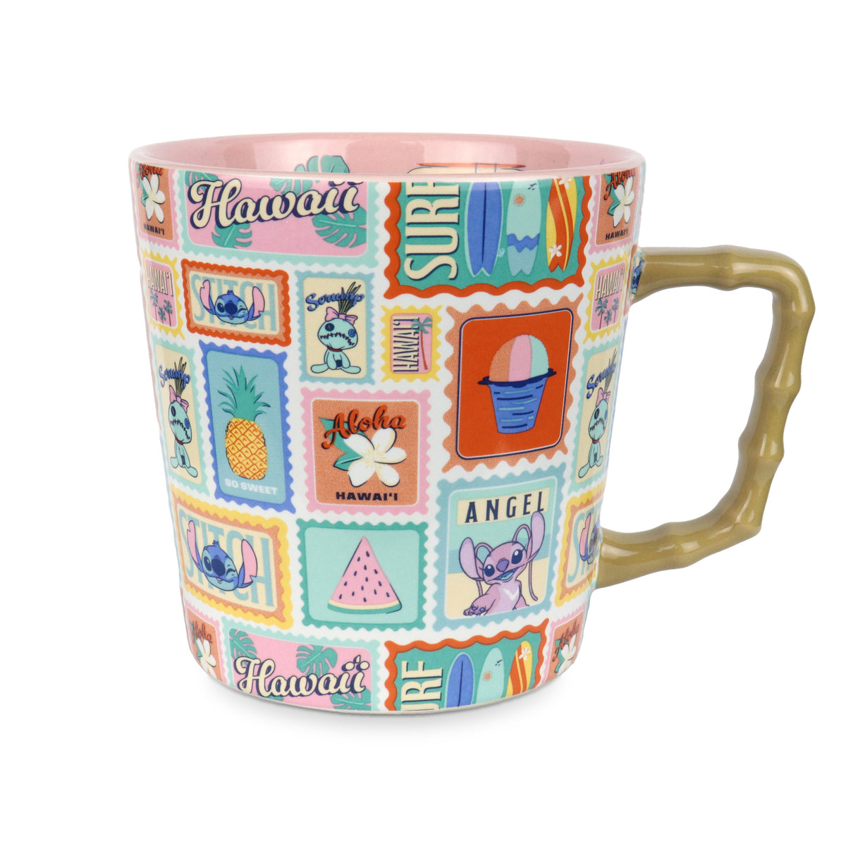 Stitch und Angel Tasse 595 ml - Disney Lilo & Stitch – Henkel rechts