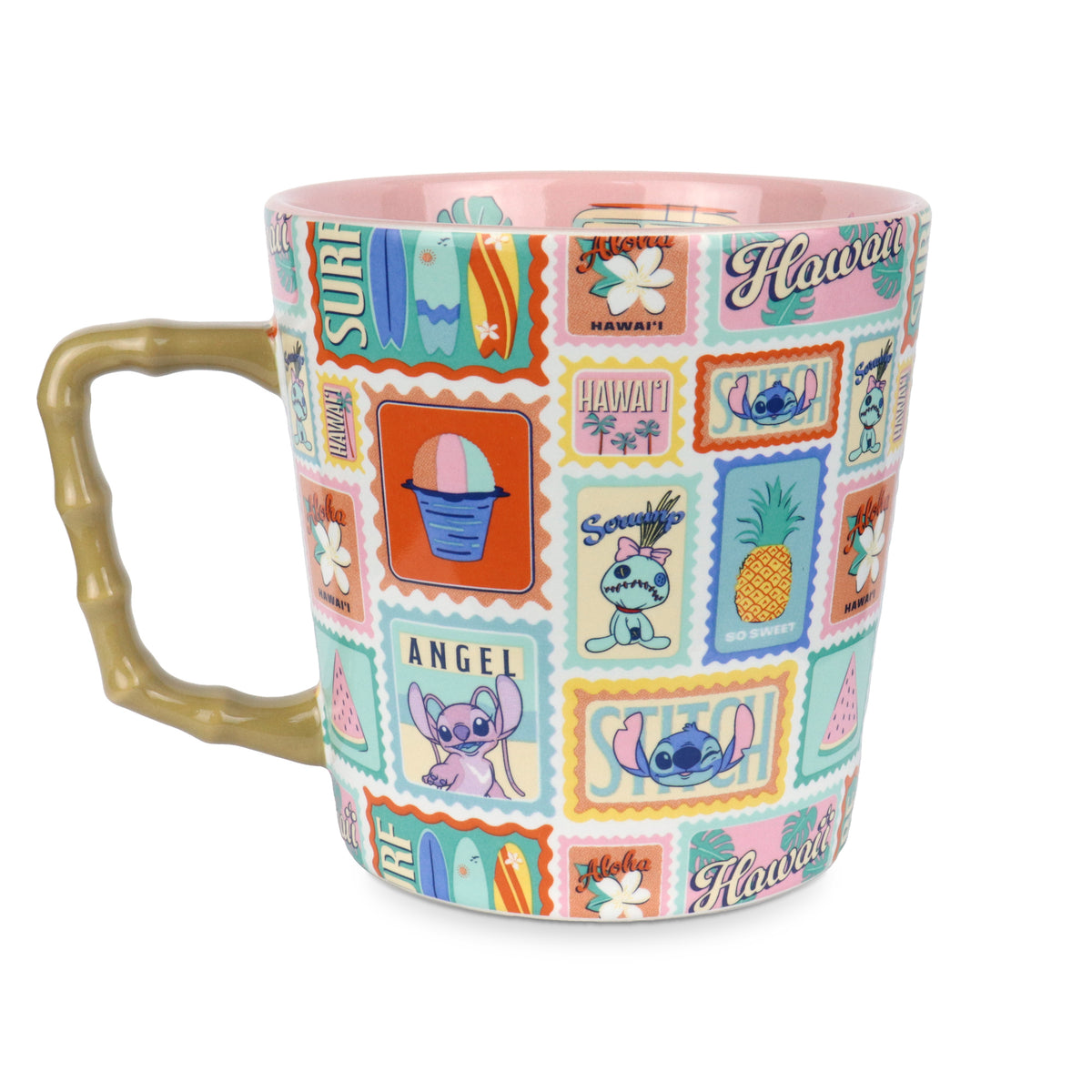 Stitch und Angel Tasse 595 ml - Disney Lilo & Stitch – Henkel links