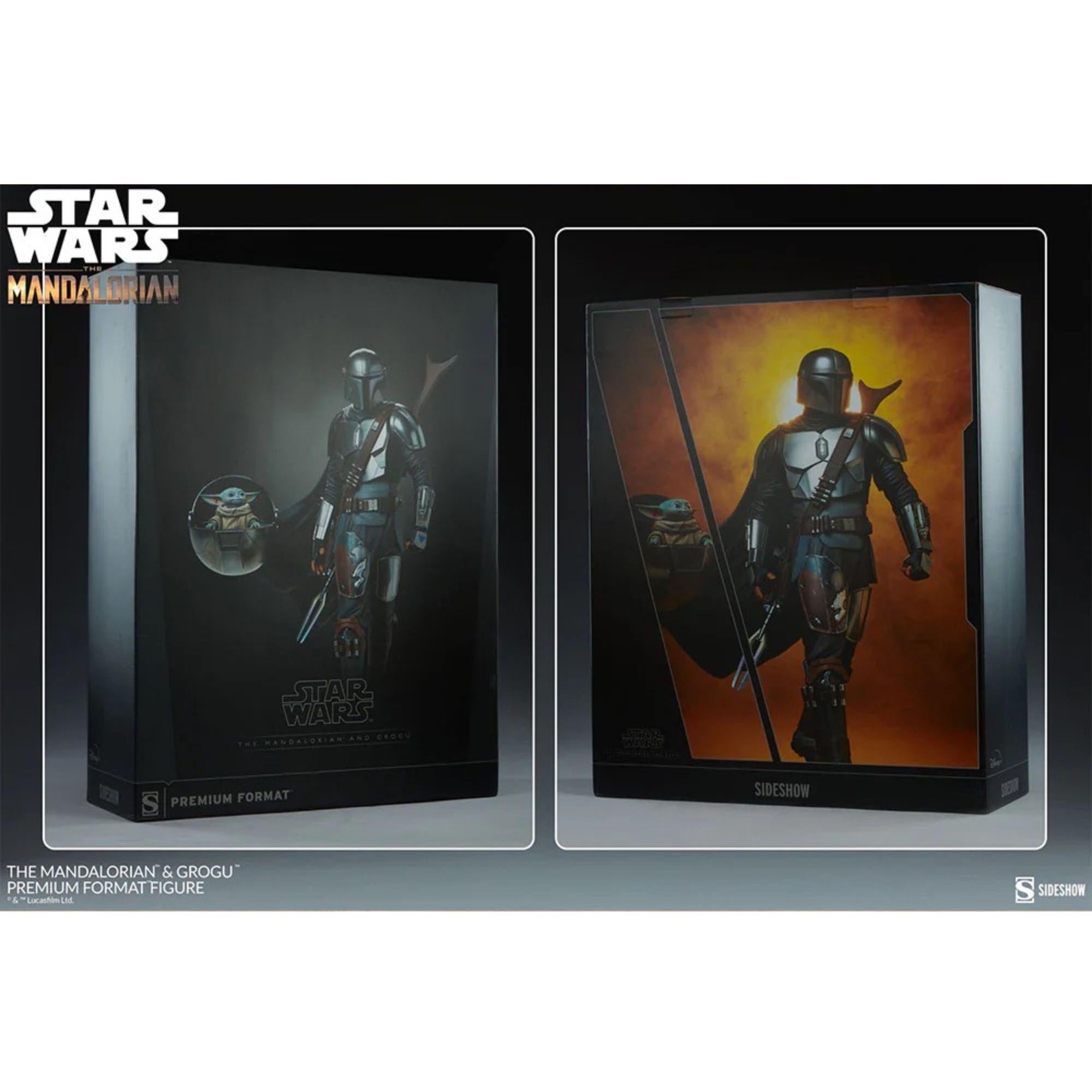 The Mandalorian und Grogu 1:4 Premium Statue - Star Wars