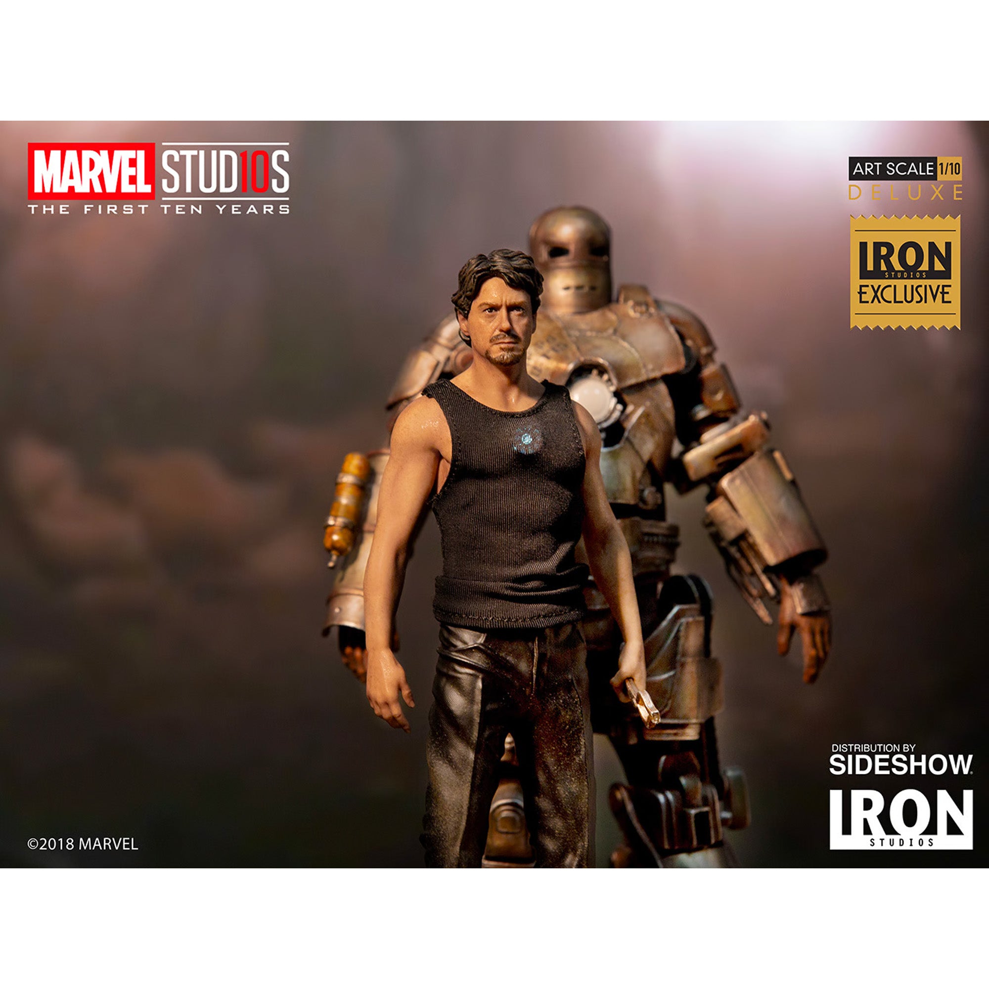 Tony Stark und Mark I 1:10 Statue - Marvel Iron Man