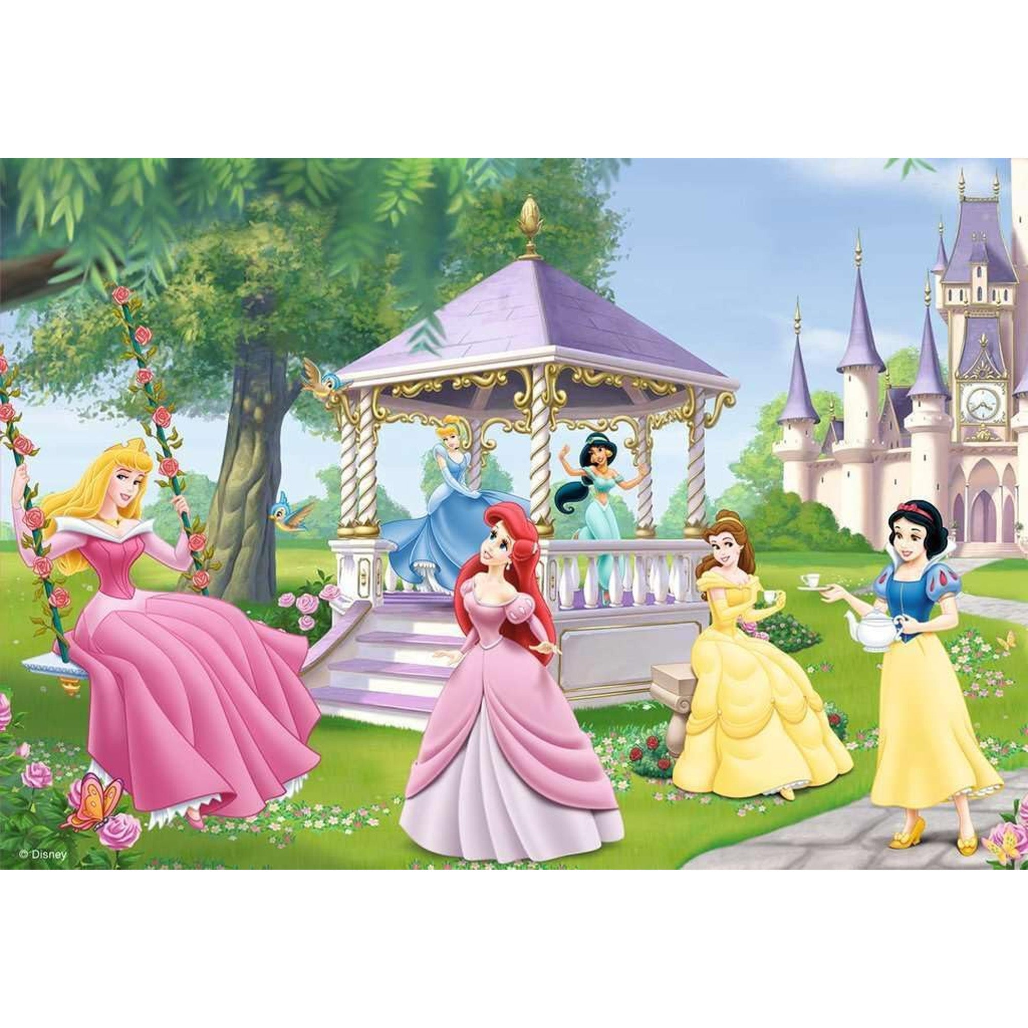 Zauberhafte Prinzessinnen Kinderpuzzle (2x24 Teile) - Disney