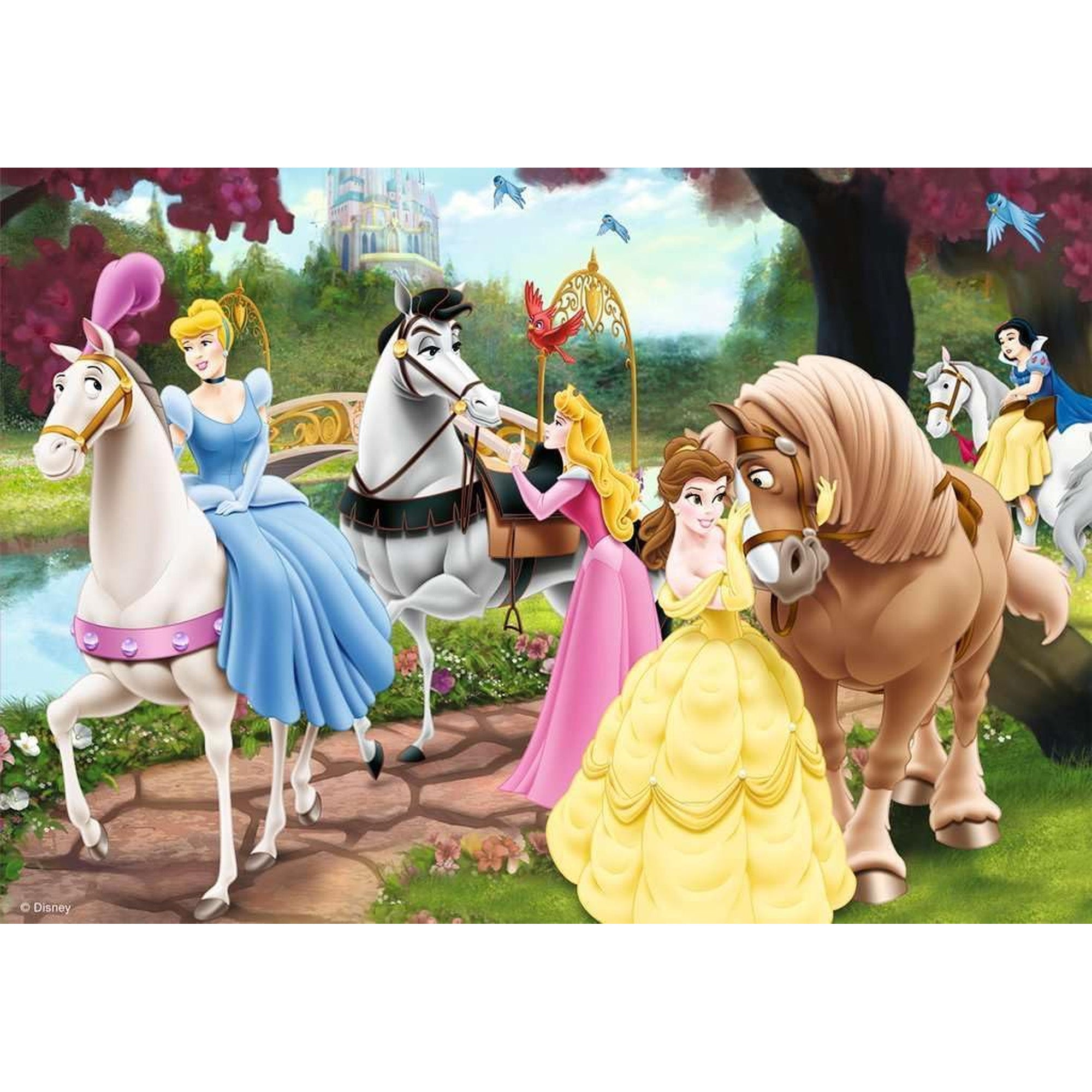 Zauberhafte Prinzessinnen Kinderpuzzle (2x24 Teile) - Disney