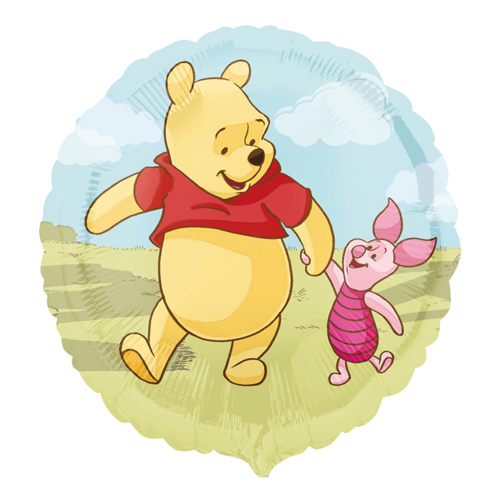 Folienballon Winnie Pooh und Ferkel (45 cm) - Disney