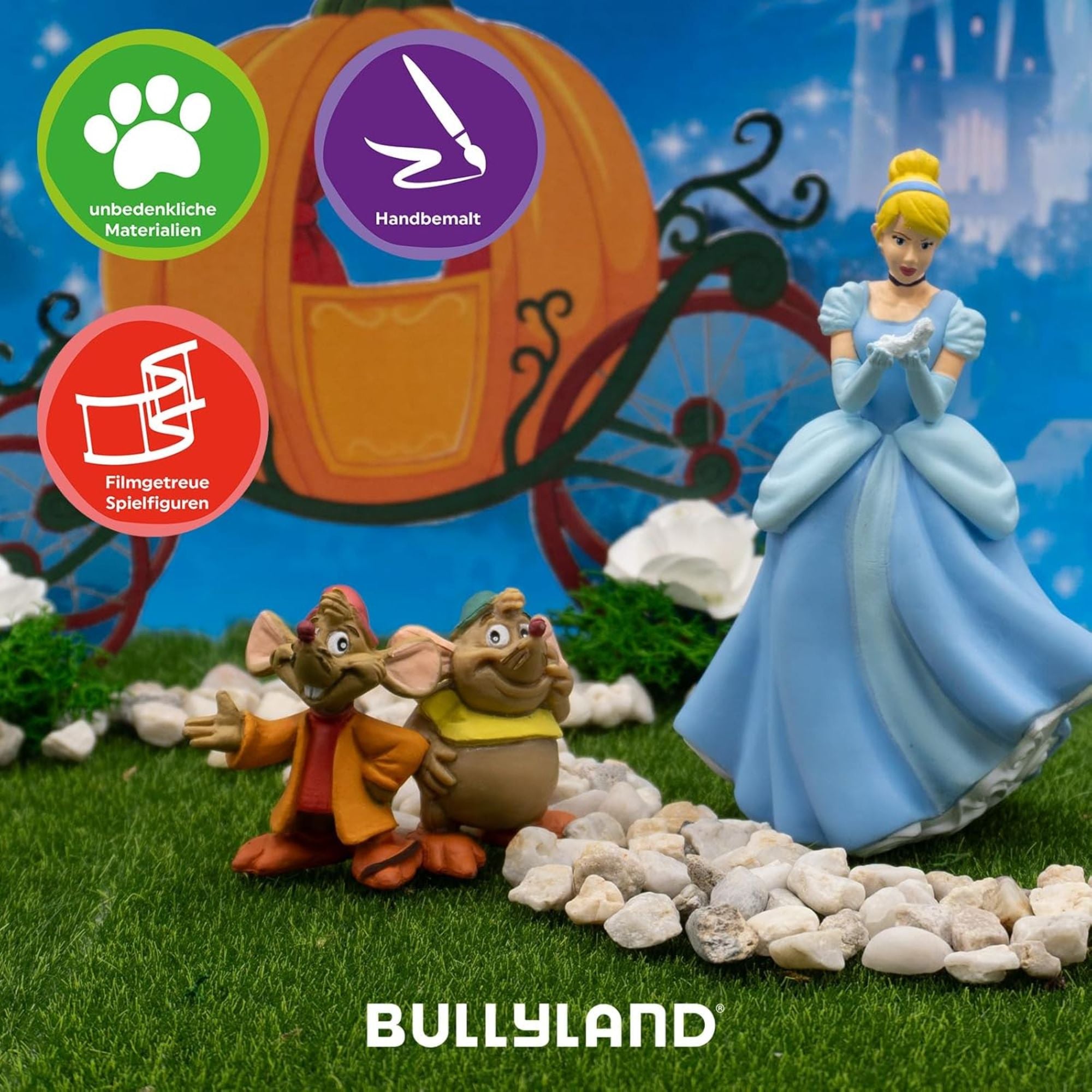 Bullyland Spielfigur Karlie und Jaques (12502) - Cinderella